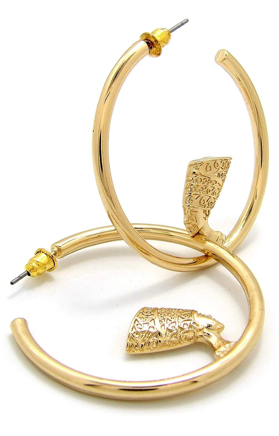 Nefertiti hoop earrings - MIANIK