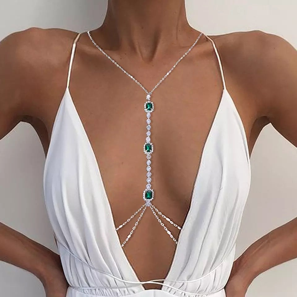Emerald Body Chain